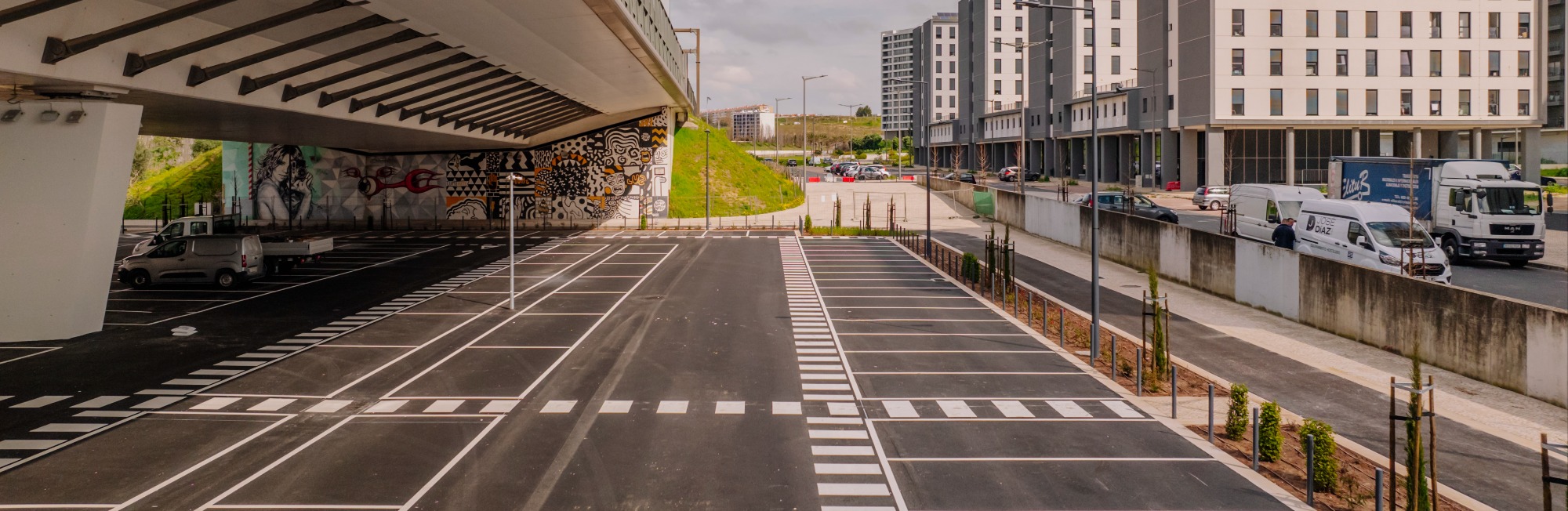 Parque de Estacionamento e Requalificação de espaço público, Azinhaga da Cidade