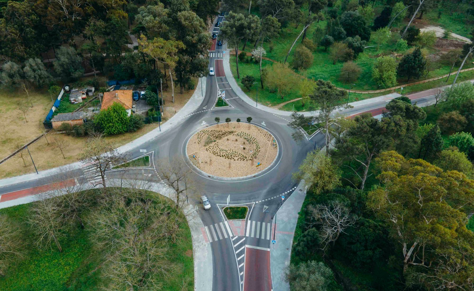 Soluções de Acalmia de Tráfego no Parque Florestal de Monsanto – Bloco A