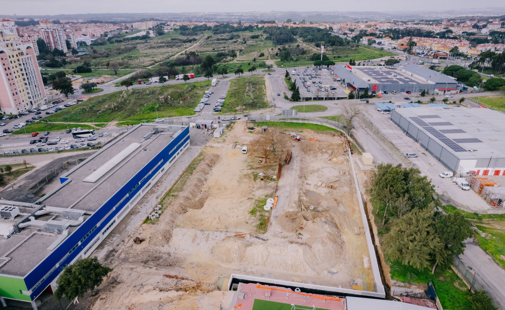 Escola Visconde Juromenha - Campo de Râguebi - Unikonstroi